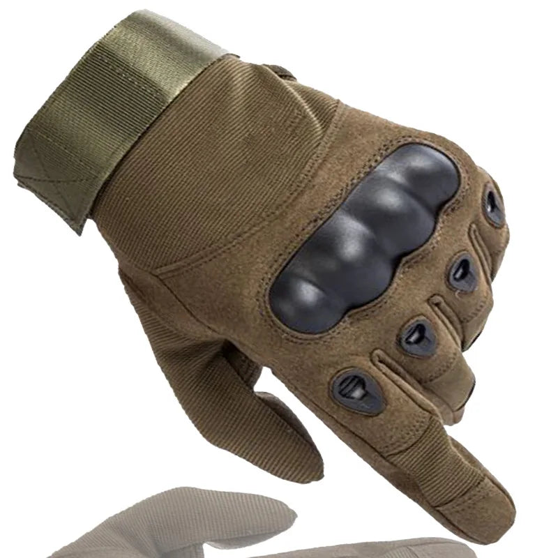Tactical Hard Knuckle Half-Finger Gloves Men's Combat Hunting Shooting Paintball Duty - Fingerless